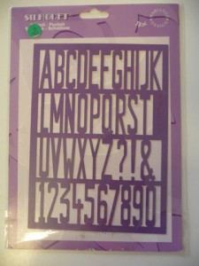Alphabet Pochoirs -2- (Copier)